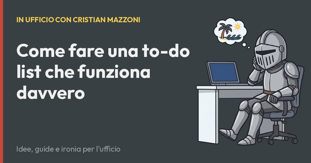 Come fare una to-do list che funziona davvero