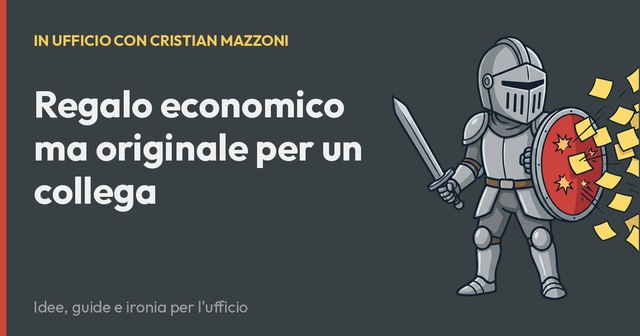 Regalo economico ma originale per un collega