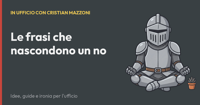 Le frasi che nascondono un no