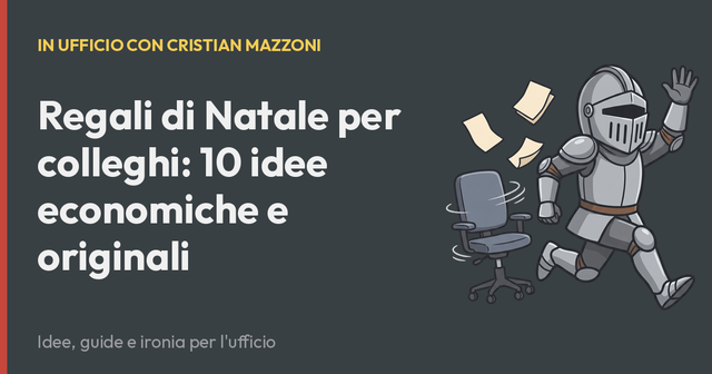 Regali di Natale per colleghi: 10 idee economiche e originali