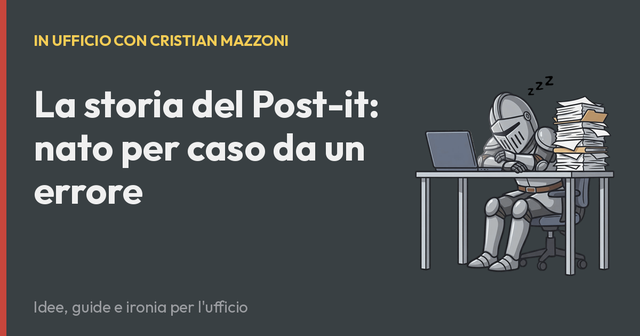 La storia del Post-it: nato per caso da un errore