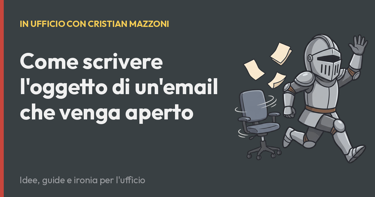 Come scrivere l'oggetto di un'email che venga aperto