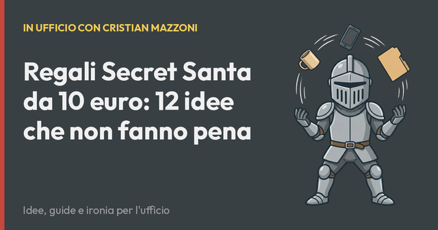 Regali Secret Santa da 10 euro: 12 idee che non fanno pena