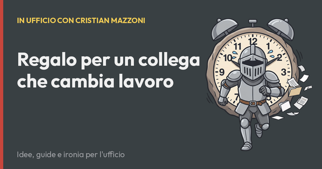 Regalo per un collega che cambia lavoro